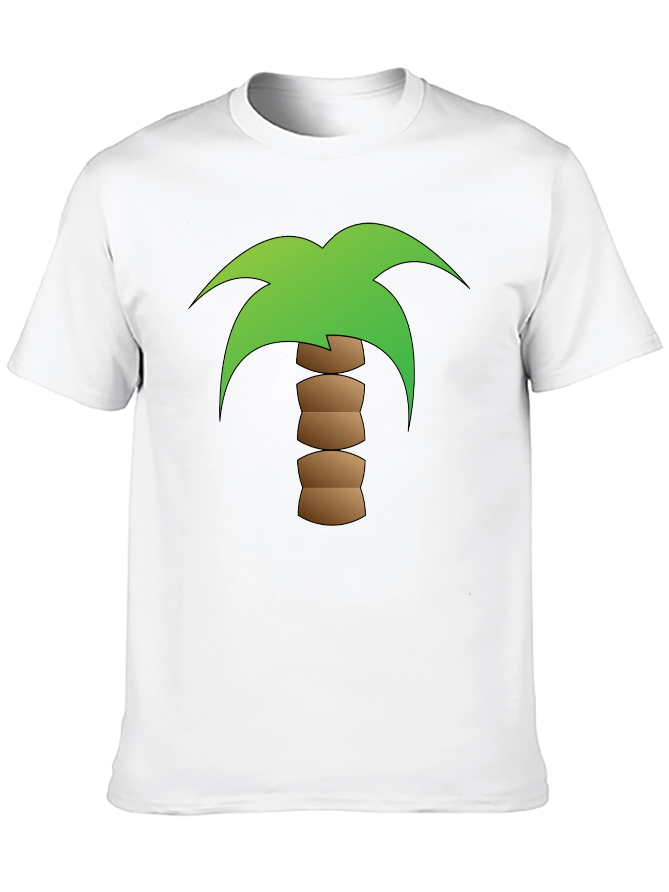 Palm Tree Graphic Black T-Shirt