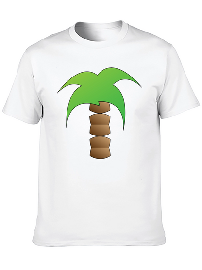 Palm Tree Graphic Black T-Shirt