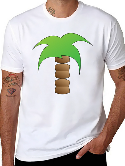 Palm Tree Graphic Black T-Shirt