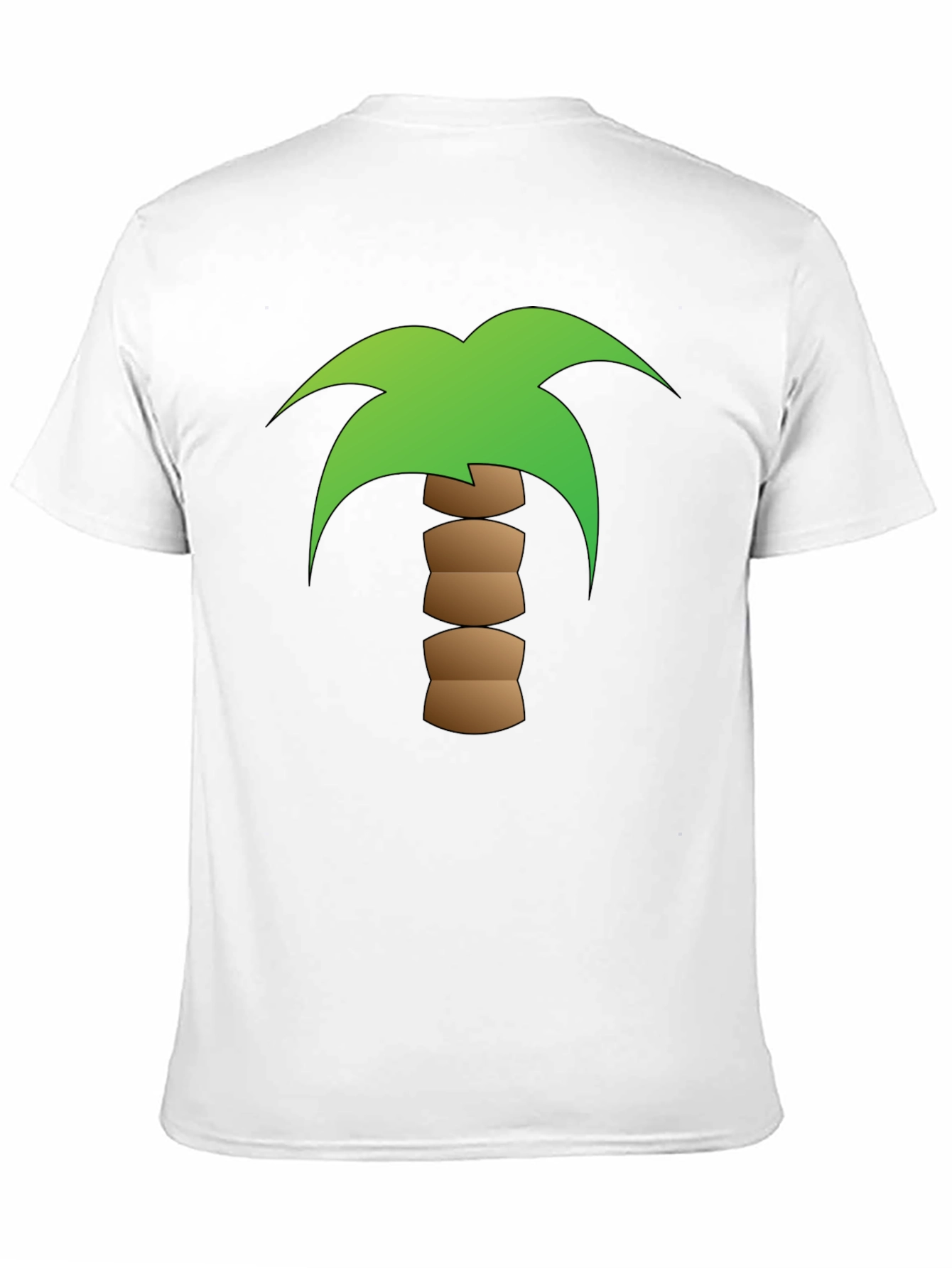 Palm Tree Graphic Black T-Shirt