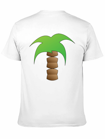 Palm Tree Graphic Black T-Shirt