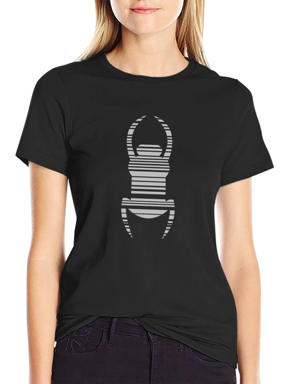 Barcode Beetle Graphic Tee - Black