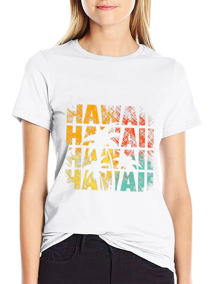 Hawaii Palm Tee - Island Vibes