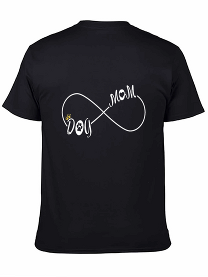 Dog Mom Infinity T-Shirt - Cute Graphic Tee