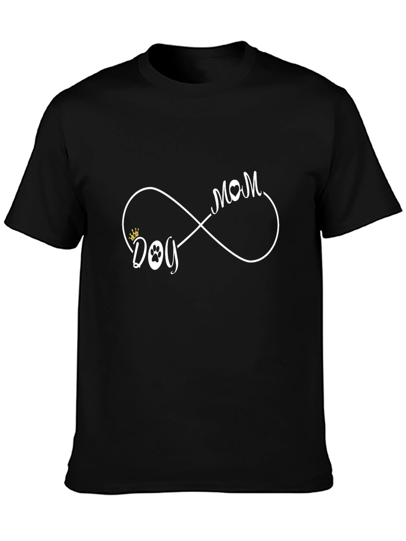 Dog Mom Infinity T-Shirt - Cute Graphic Tee