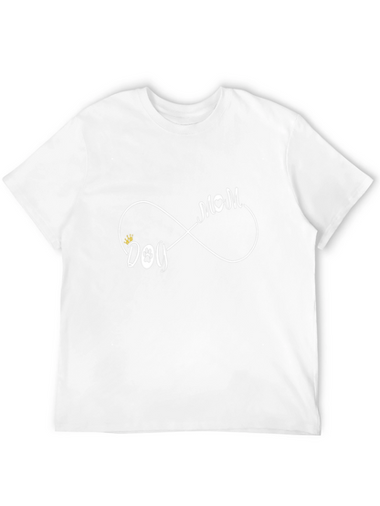 Dog Mom Infinity T-Shirt - Cute Graphic Tee