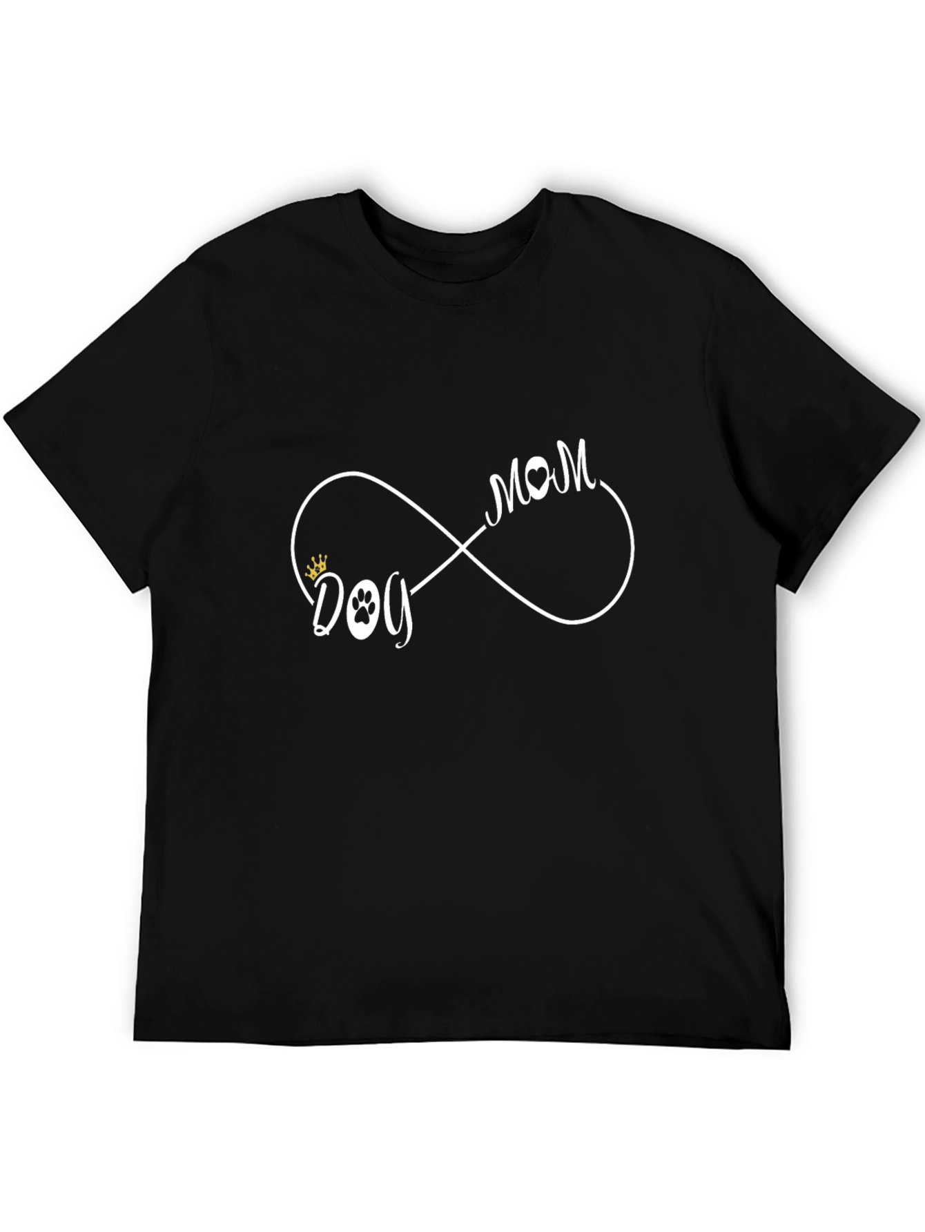 Dog Mom Infinity T-Shirt - Cute Graphic Tee
