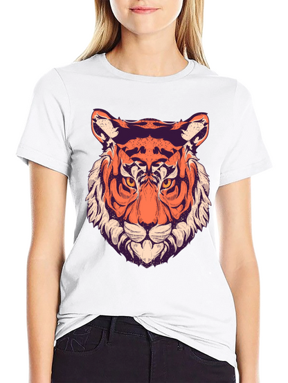 Cool Tiger Graphic Black T-Shirt
