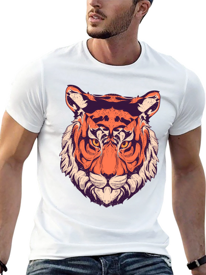 Cool Tiger Graphic Black T-Shirt