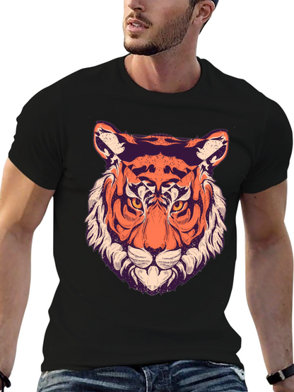 Cool Tiger Graphic Black T-Shirt