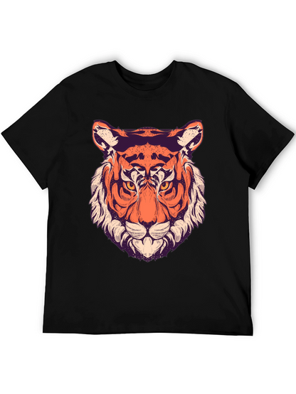 Cool Tiger Graphic Black T-Shirt