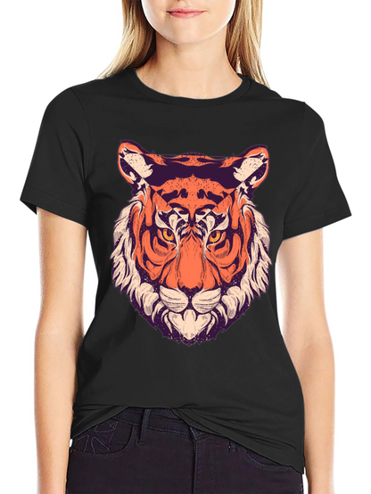 Cool Tiger Graphic Black T-Shirt
