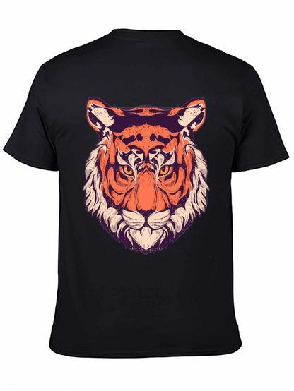 Cool Tiger Graphic Black T-Shirt