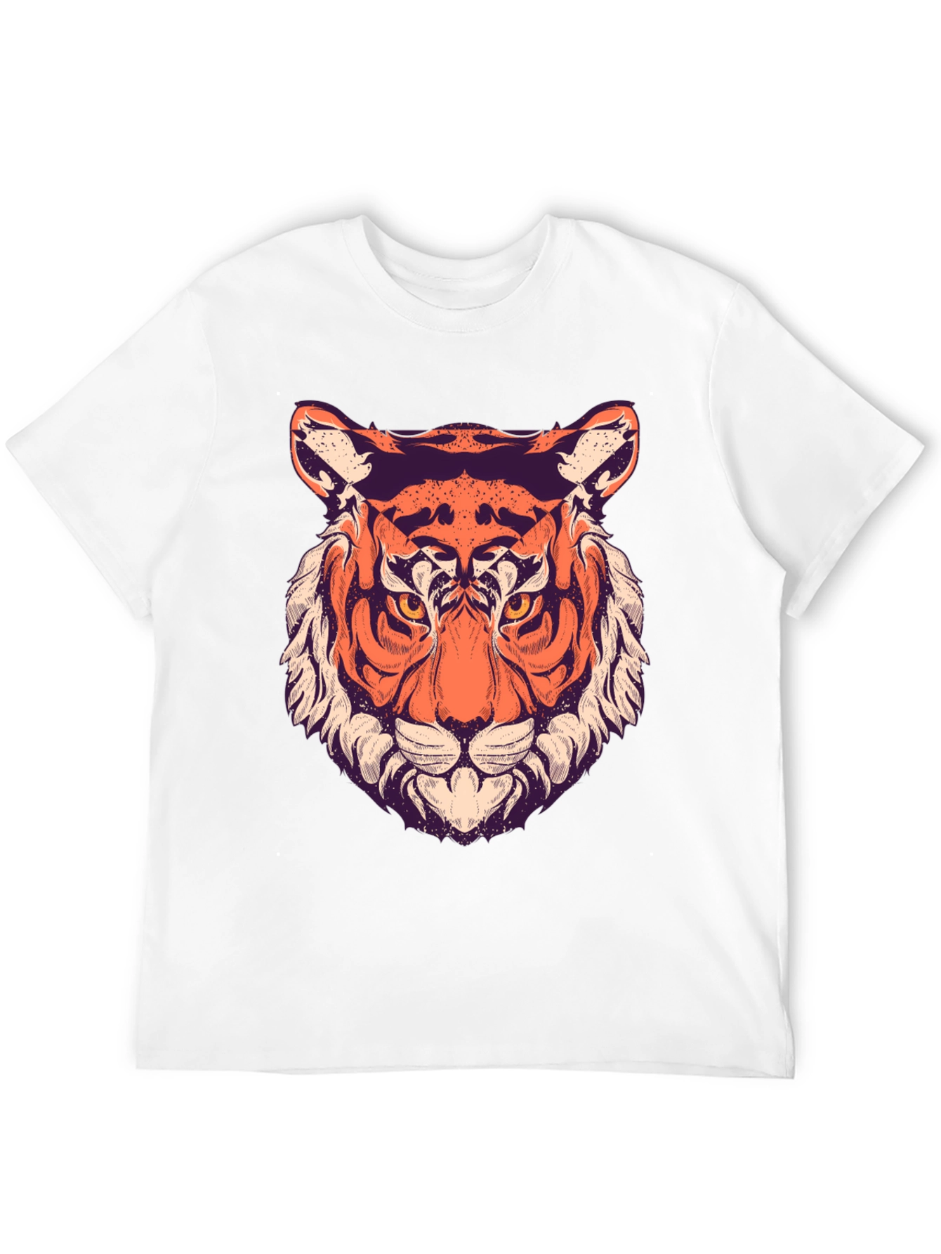 Cool Tiger Graphic Black T-Shirt