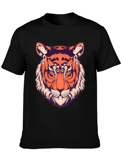 Cool Tiger Graphic Black T-Shirt