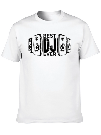 Best DJ Ever Black Graphic T-Shirt