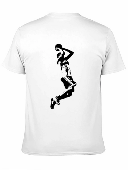 Black Basketball Player Graphic T-Shirt