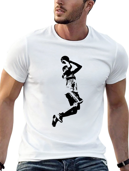 Black Basketball Player Graphic T-Shirt