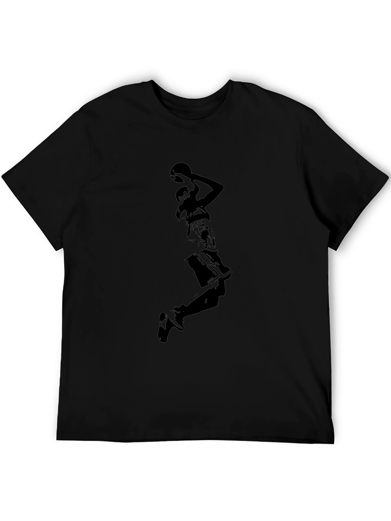 Black Basketball Player Graphic T-Shirt