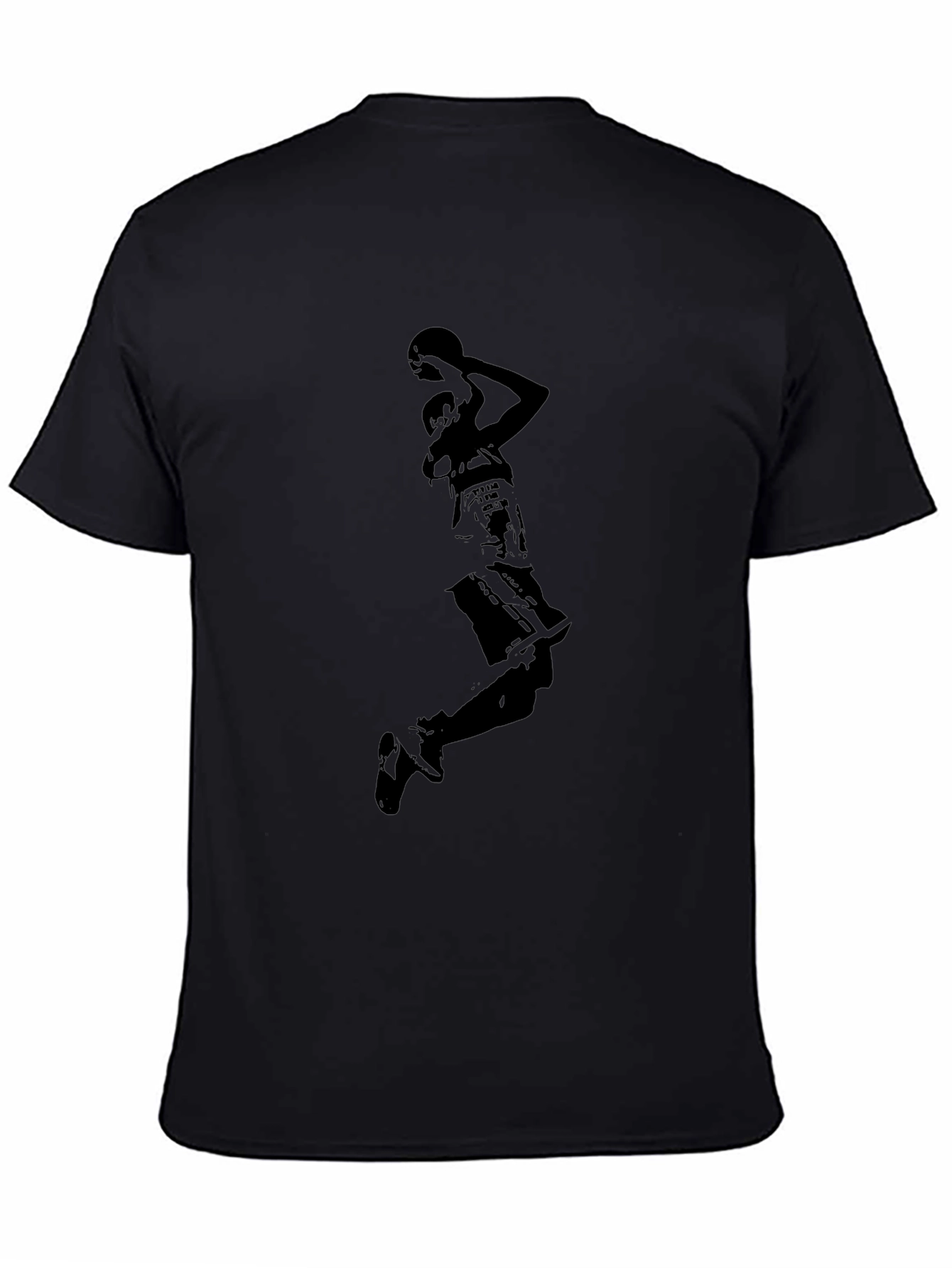 Black Basketball Player Graphic T-Shirt