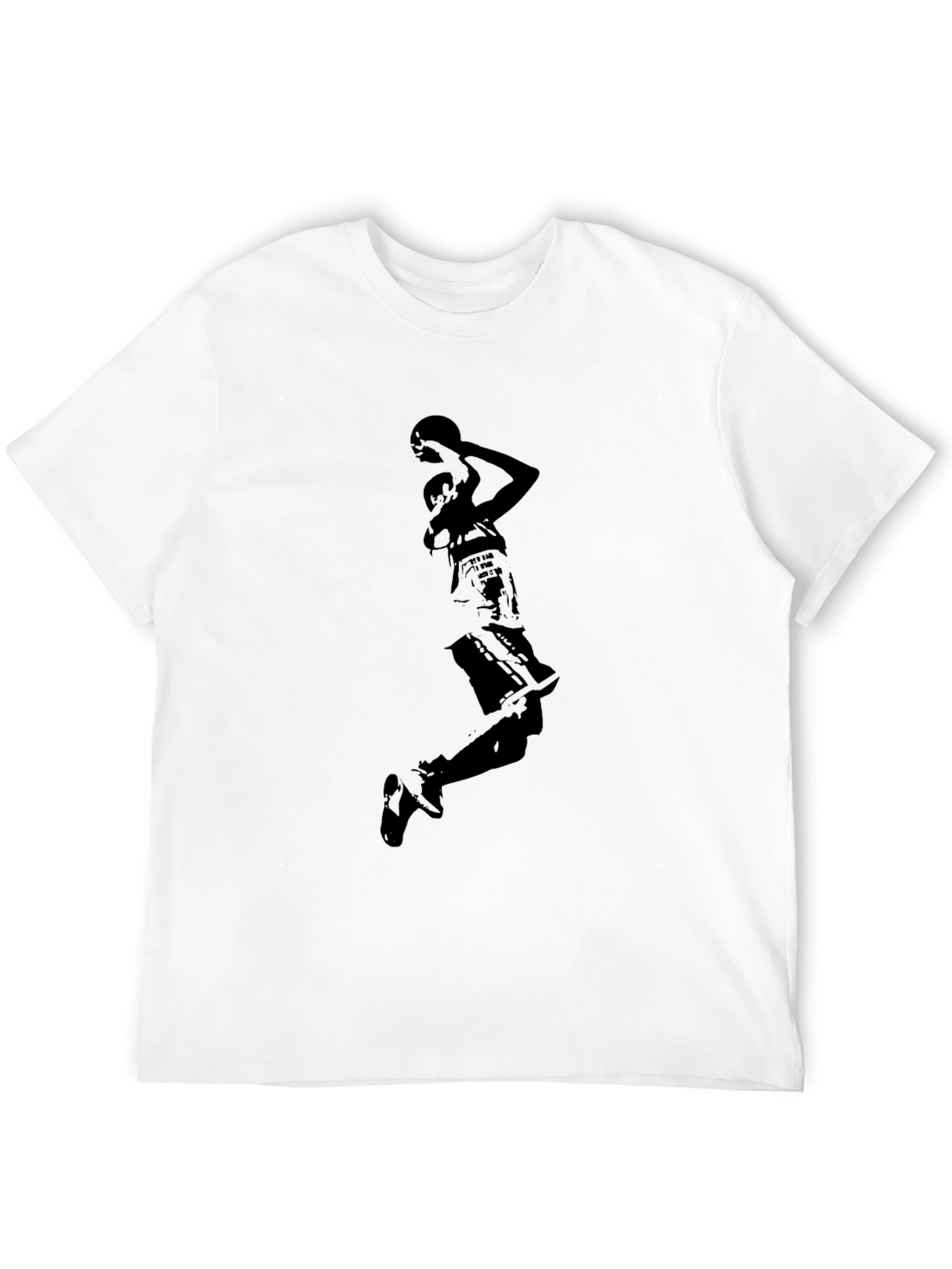 Black Basketball Player Graphic T-Shirt