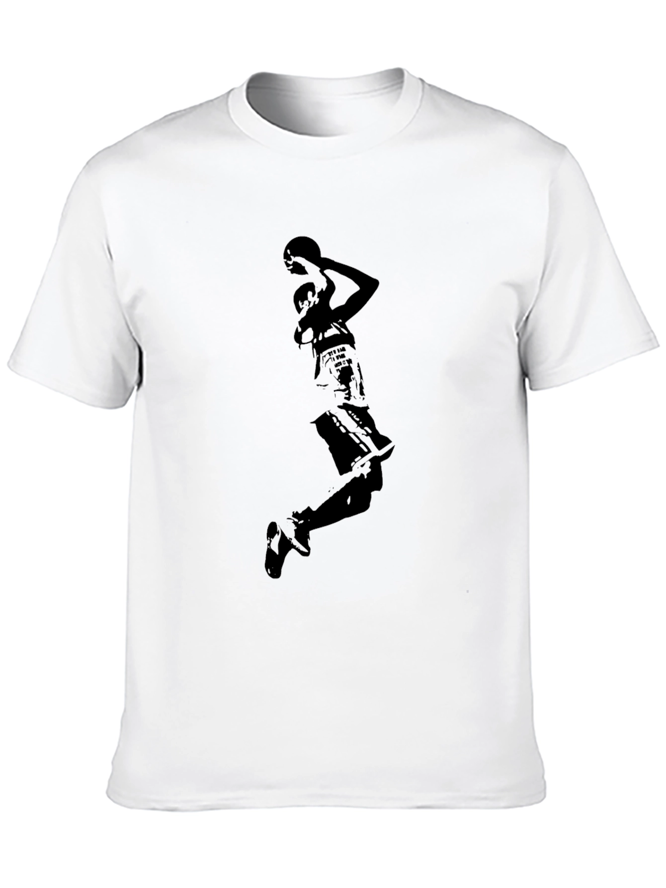 Black Basketball Player Graphic T-Shirt
