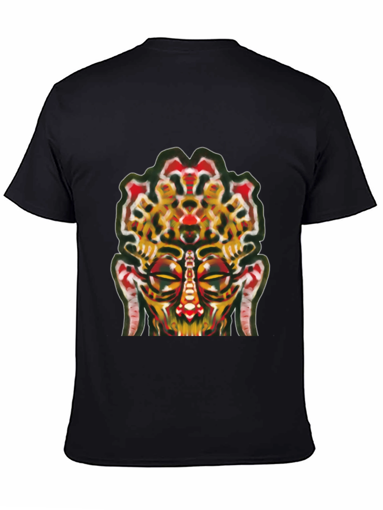 Abstract Face Graphic Tee - Unique Streetwear