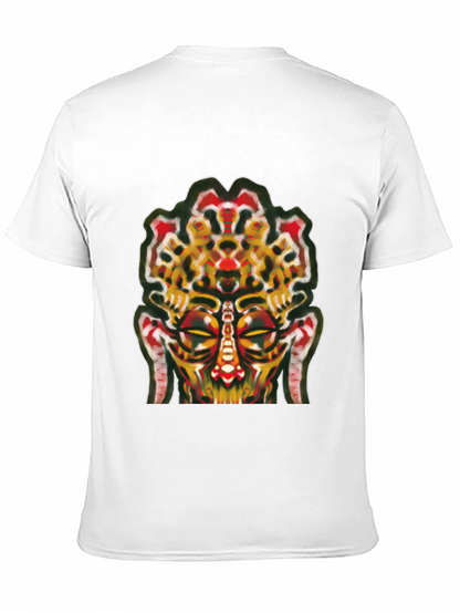 Abstract Face Graphic Tee - Unique Streetwear