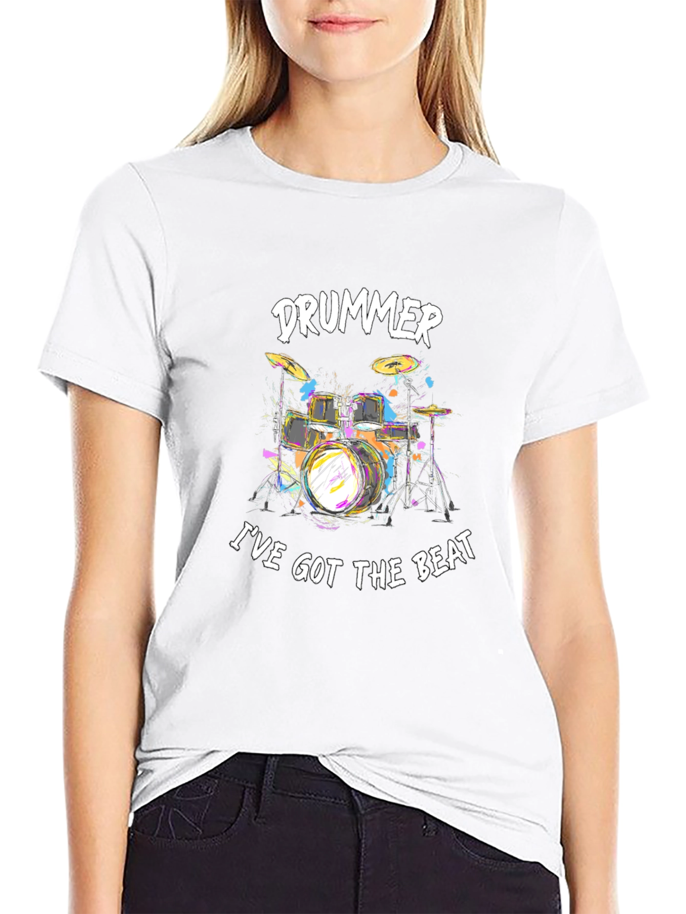 Drummer Ive Got The Beat Black T-Shirt