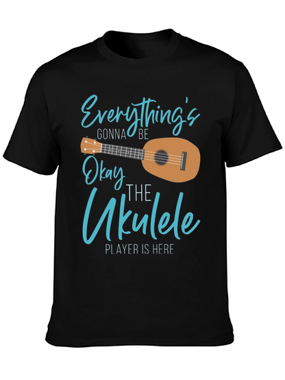Everythings Gonna Be Okay Ukulele T-Shirt