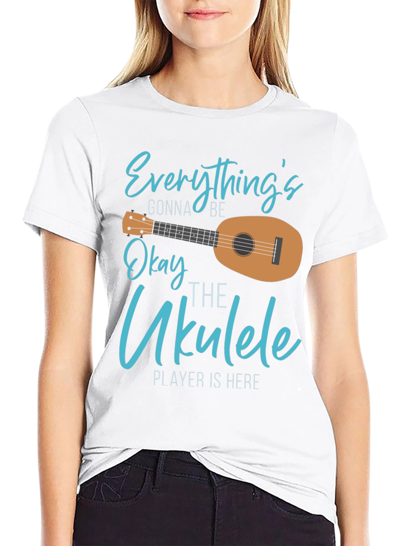 Everythings Gonna Be Okay Ukulele T-Shirt