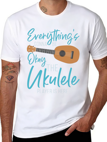 Everythings Gonna Be Okay Ukulele T-Shirt