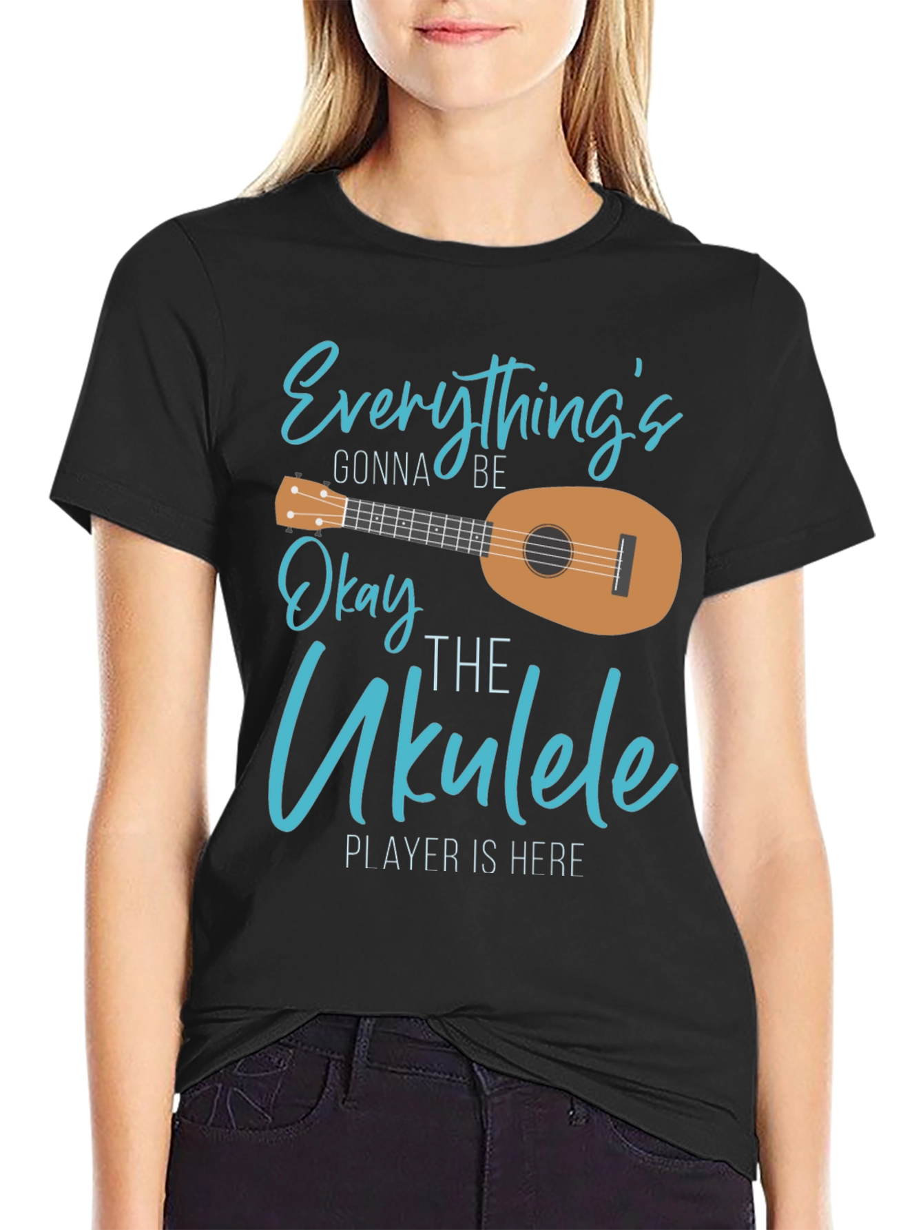 Everythings Gonna Be Okay Ukulele T-Shirt