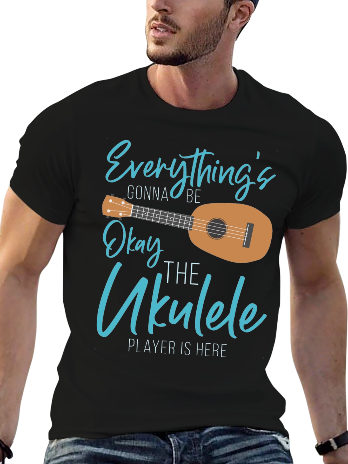 Everythings Gonna Be Okay Ukulele T-Shirt