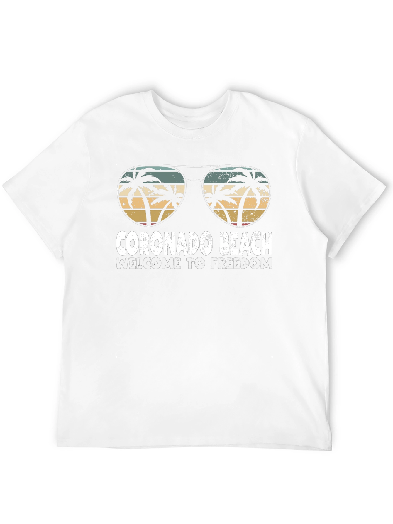Coronado Beach T-Shirt - Freedom Vibes