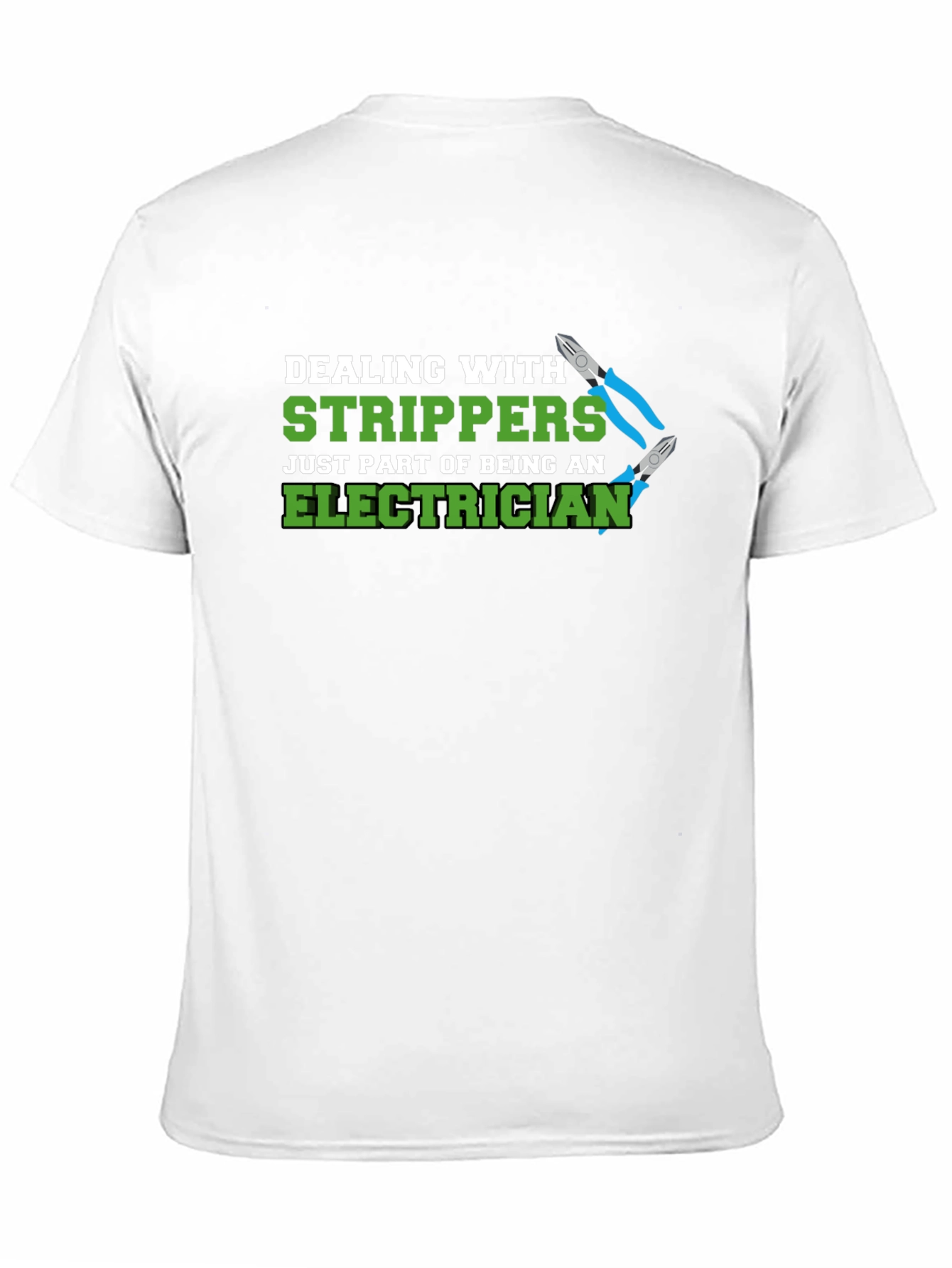 Electrician Stripper Humor Graphic T-Shirt
