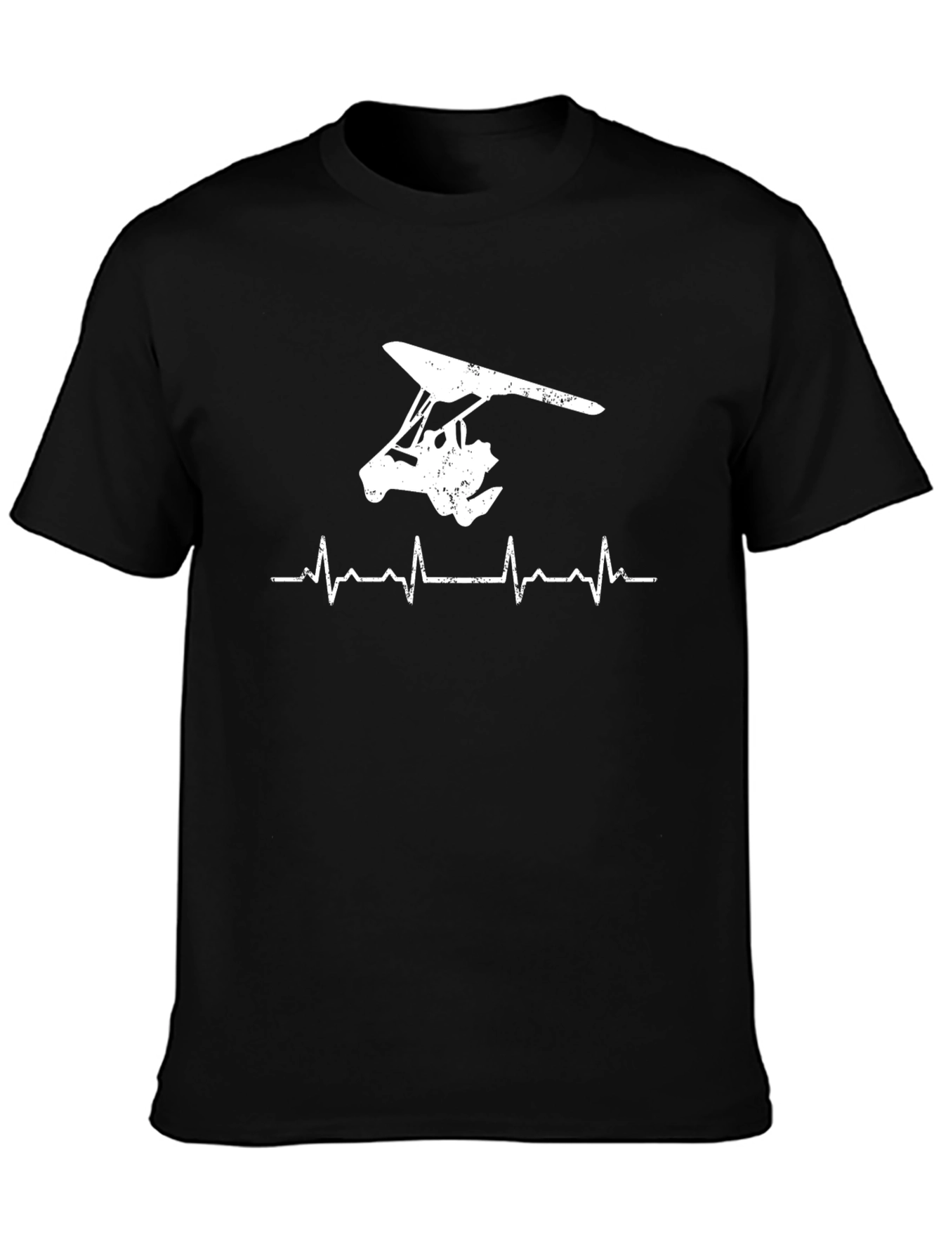 Hang Gliding Heartbeat T-Shirt - Soar High!