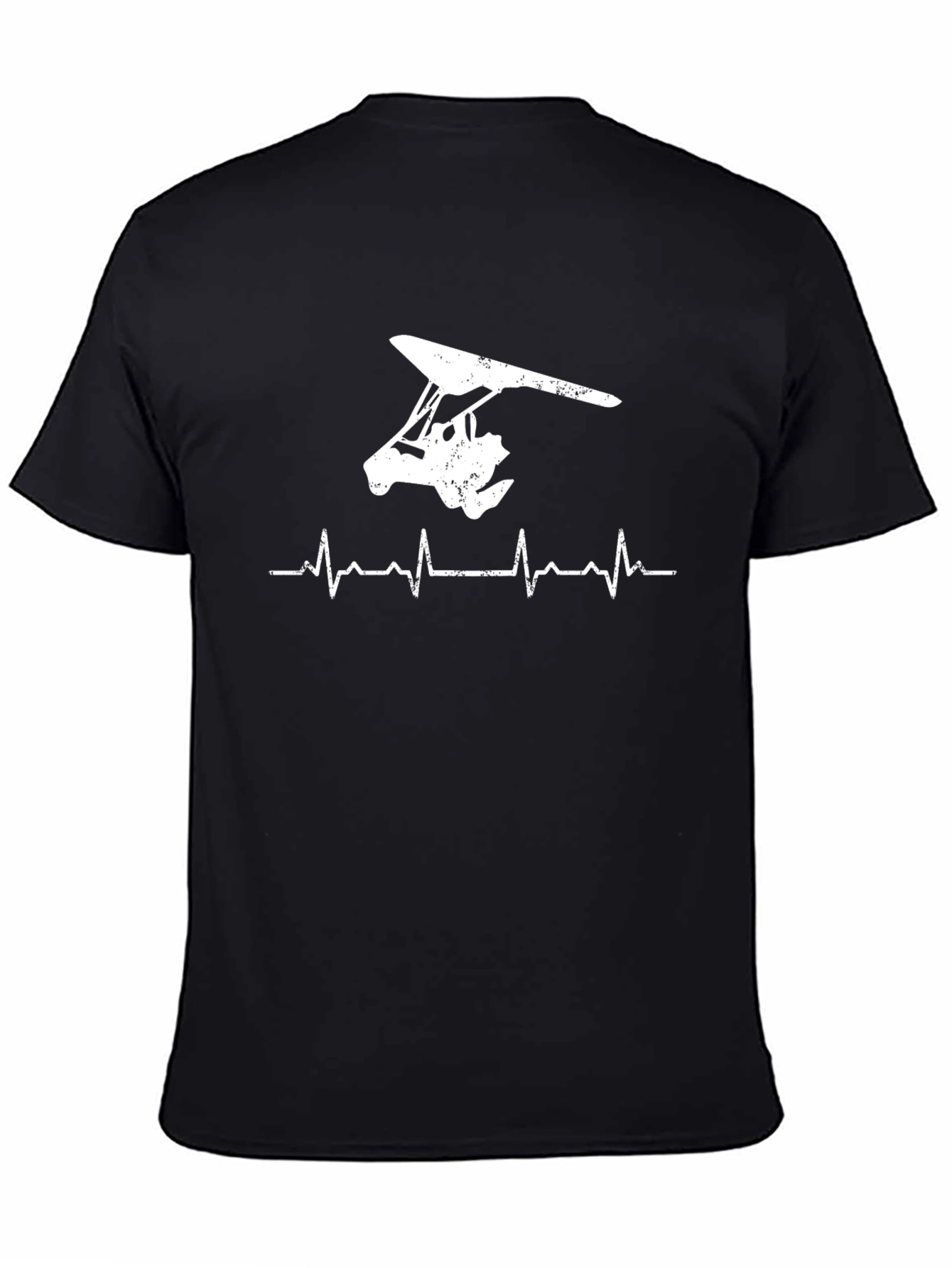 Hang Gliding Heartbeat T-Shirt - Soar High!