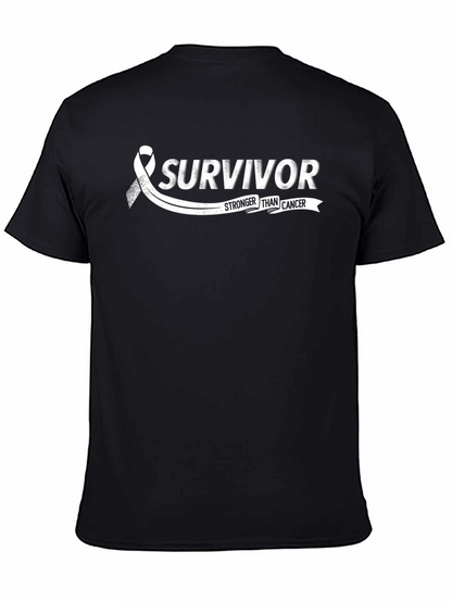 Survivor Stronger Than Cancer Graphic T-Shirt