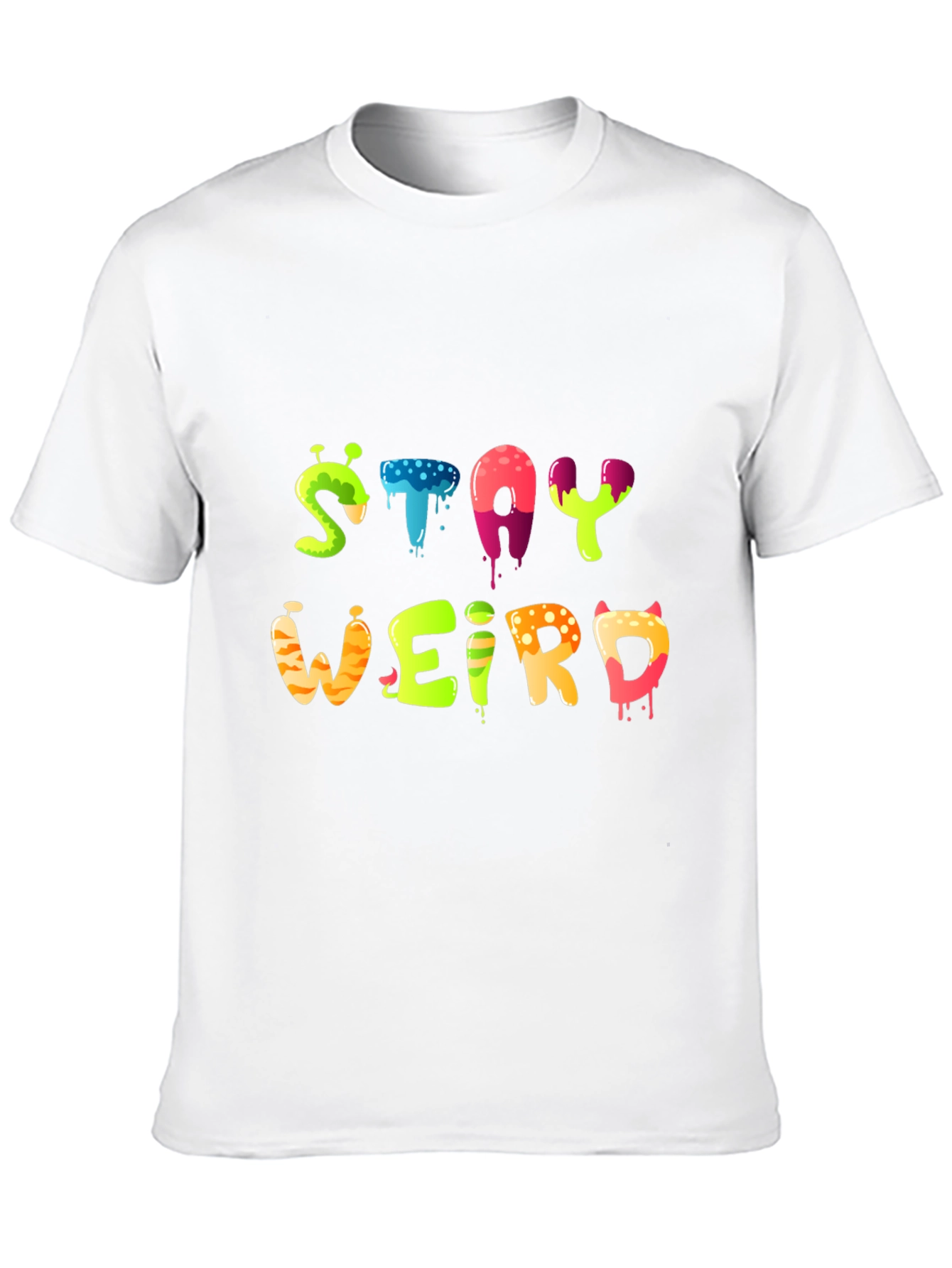 Stay Weird Graphic Tee - Funky Design
