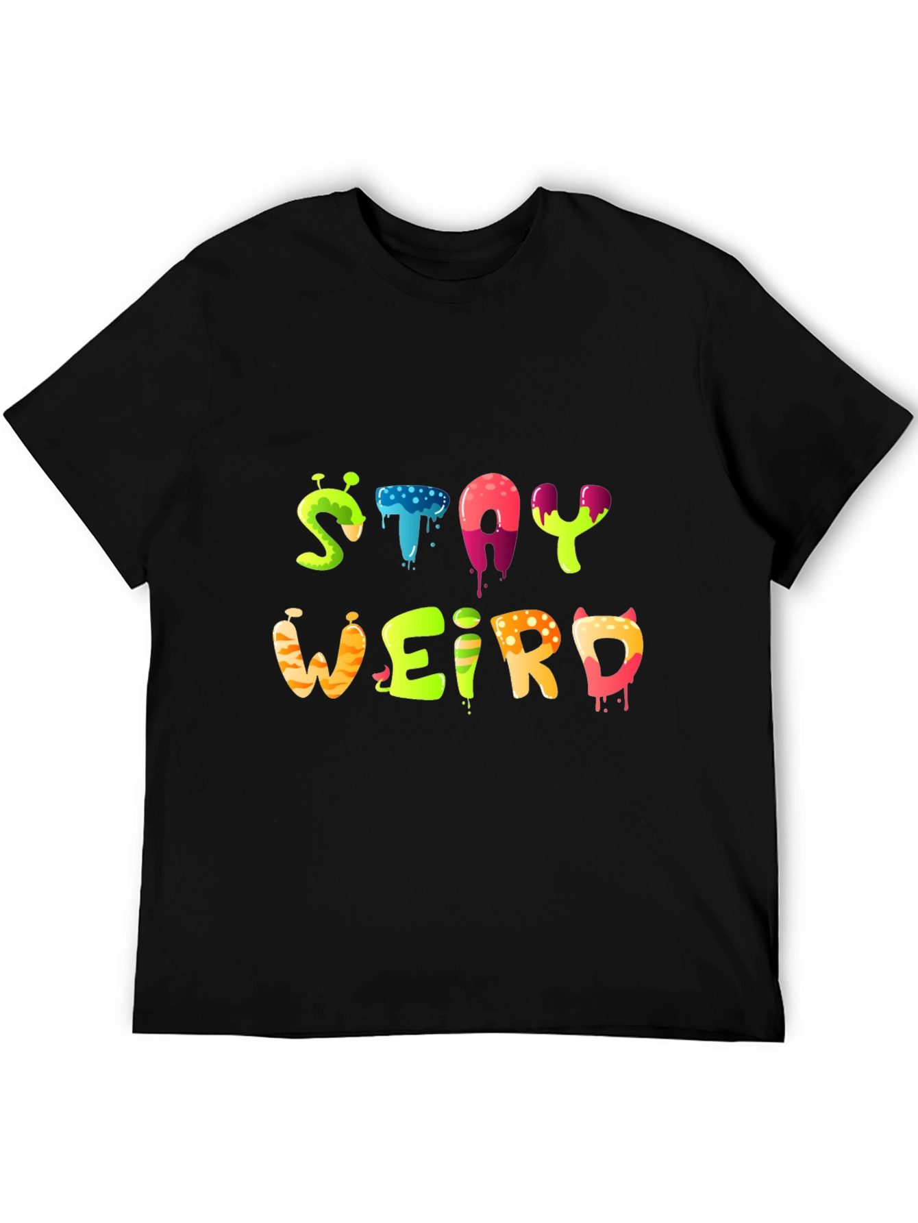 Stay Weird Graphic Tee - Funky Design
