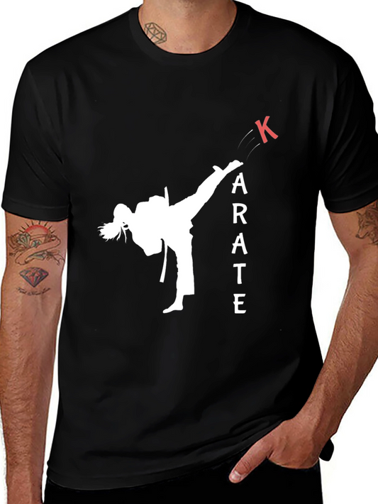 Karate Kick T-Shirt - Martial Arts Graphic Tee