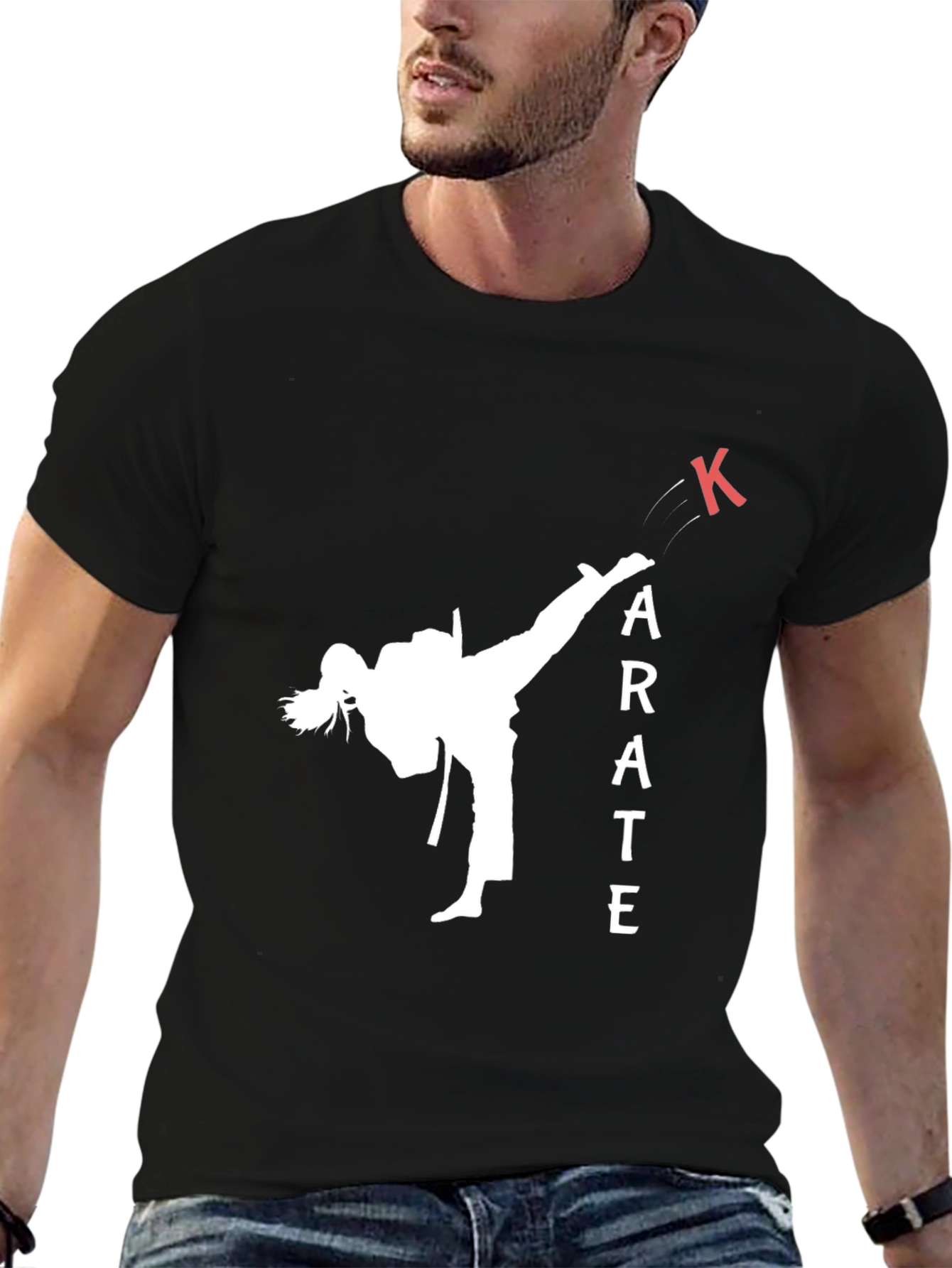 Karate Kick T-Shirt - Martial Arts Graphic Tee