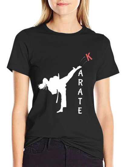 Karate Kick T-Shirt - Martial Arts Graphic Tee