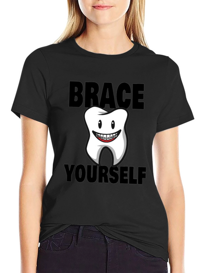 Brace Yourself Funny Tooth T-Shirt