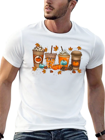Fall Coffee Lovers T-Shirt - Pumpkin Spice Season