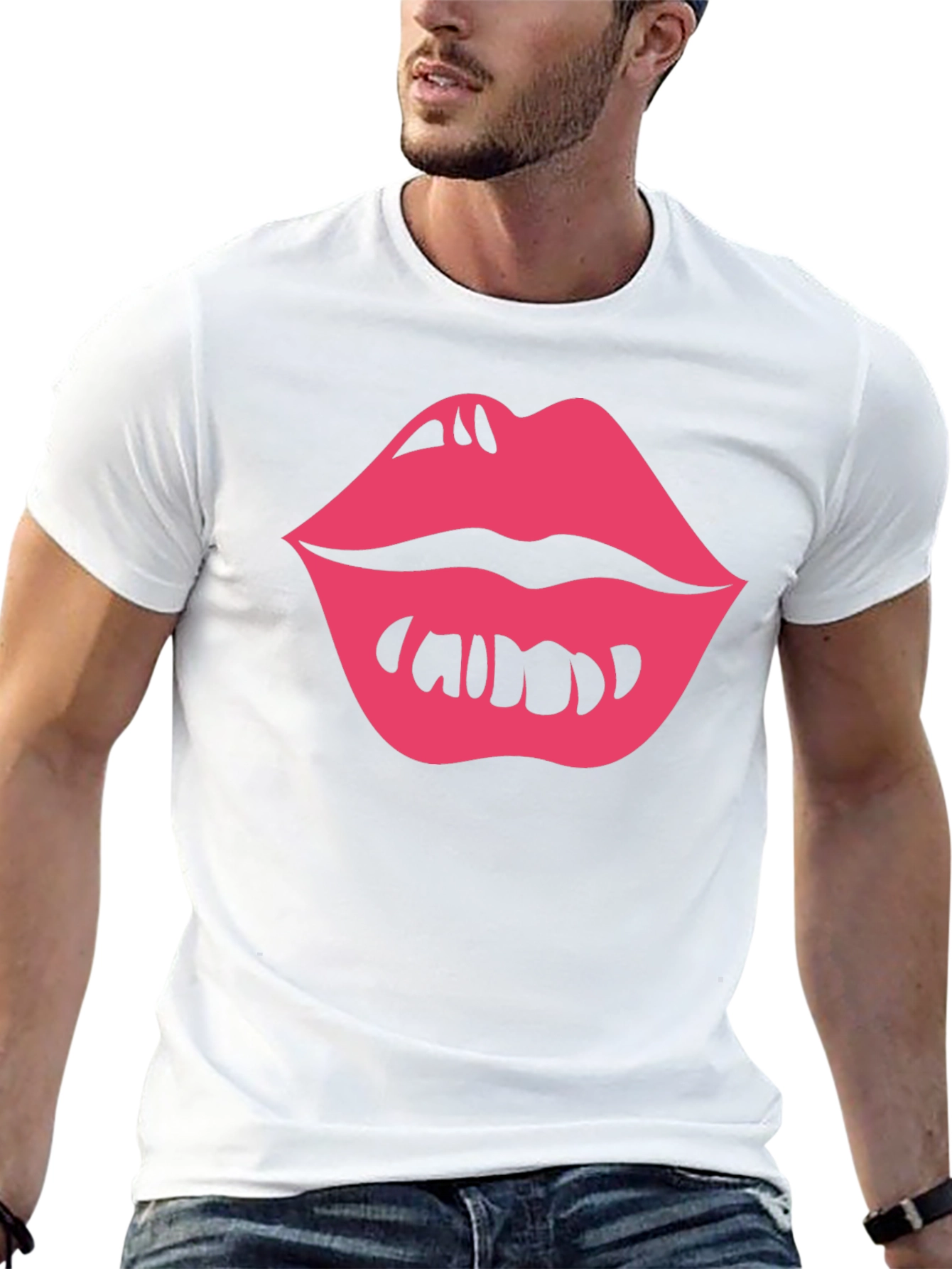 Lips Graphic Tee - Bold and Fun!