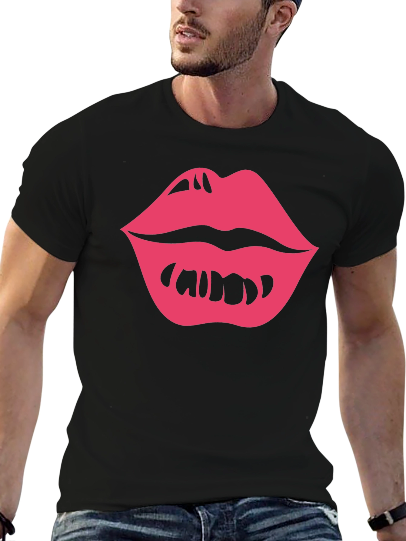 Lips Graphic Tee - Bold and Fun!