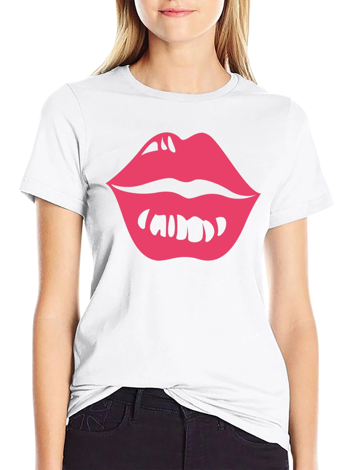 Lips Graphic Tee - Bold and Fun!