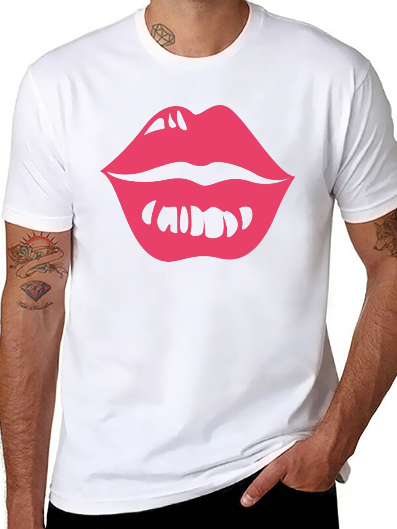 Lips Graphic Tee - Bold and Fun!